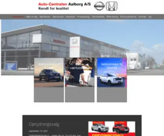 Autocentralen.dk(Velkommen til Autocentralen Aalborg) Screenshot