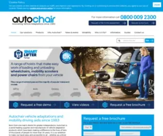 Autochair.co.uk(Autochair disabled car adaptations) Screenshot