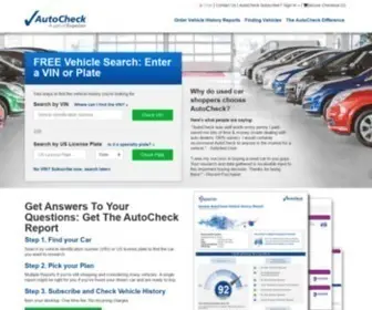 Autocheck.com(Autocheck) Screenshot