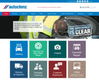 Autoclenz.co.uk(The UK Leader in Car Valeting) Screenshot