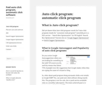 Autoclick.pro(Paid auto click program) Screenshot