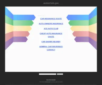 Autoclub.pw(autoclub) Screenshot