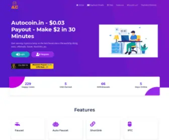 Autocoin.in($0.03 Payout) Screenshot