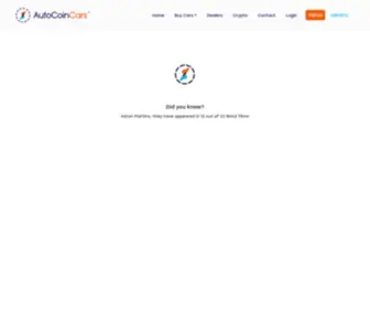 Autocoincars.com Screenshot