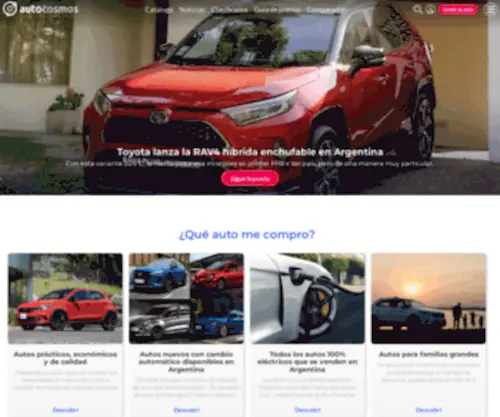 Autocosmos.com.ar(Te ayudamos a conocer tu auto ideal) Screenshot