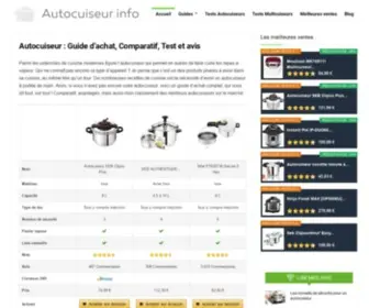 Autocuiseur.info(Tests, Avis et Comparatif) Screenshot