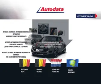 Autodata.be(Technische informatie en diagnose apparatuur voor professionele garagebedrijven) Screenshot