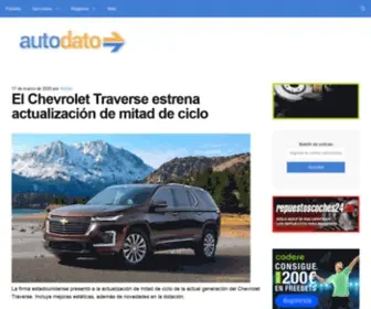 Autodato.com(Noticias de coches) Screenshot