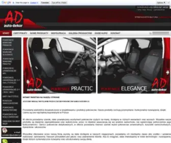 Autodekor.pl(Pokrowce szyte na miarę) Screenshot
