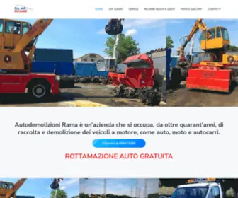 Autodemolizionirama.com(Autodemolizionirama) Screenshot