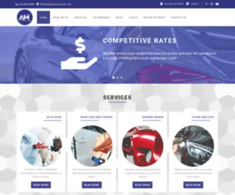 Autodentmagicians.ca(Automagicians Auto body repair in Mississauga) Screenshot