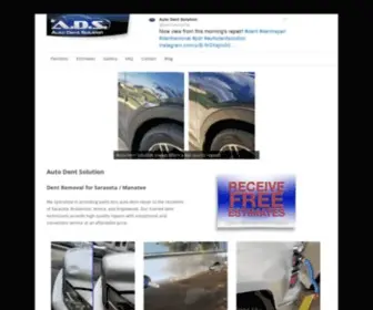 Autodentsolution.com(Home Auto Dent Solution) Screenshot