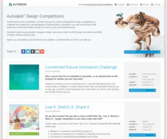 Autodeskdesigncompetitions.com(Autodesk Design Competitions) Screenshot