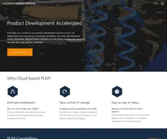Autodeskfusionlifecycle.com(Product Lifecycle Management) Screenshot