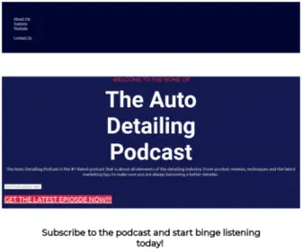 Autodetailingpodcast.com(The Auto Detailing Podcast) Screenshot