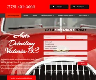 AutodetailingVictoria.com(Auto Detailing Victoria specializes in mobile car detailing services) Screenshot