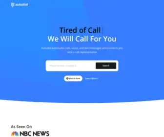 Autodial.com(Automate Calls) Screenshot