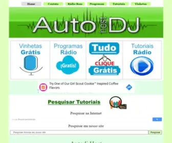 AutodjHost.com(Página Inicial) Screenshot