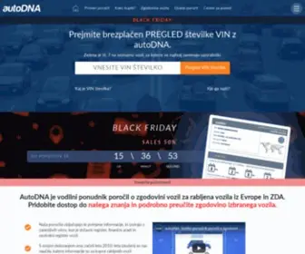 Autodna.si(Pregled VIN) Screenshot