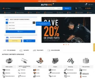 Autodoc.co.uk(Online car parts store with over 1 million auto parts) Screenshot