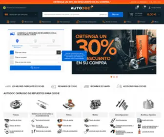 Autodoc.es(Tienda online de piezas de recambio de coche con m) Screenshot