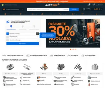 Autodoc.lt(Autodalys parduotuv) Screenshot