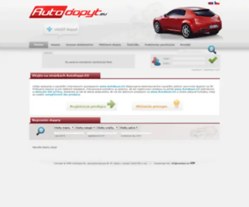 Autodopyt.eu(Inovatívny auto) Screenshot