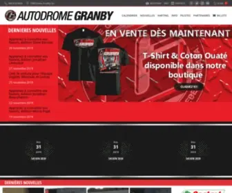 Autodromegranby.com(Autodrome Granby) Screenshot