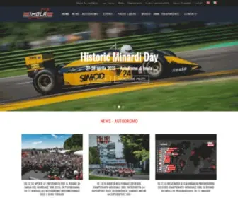 Autodromoimola.com(Enzo e Dino Ferrari Imola Circuit) Screenshot