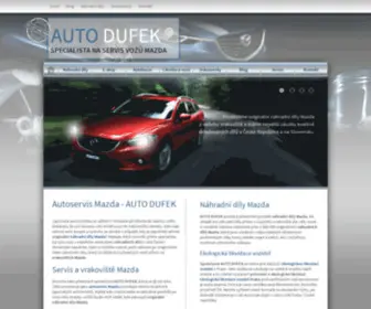 Autodufek.cz(Autoservis Mazda) Screenshot