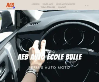 Autoecole-Aeb.ch(Auto École Bulle) Screenshot