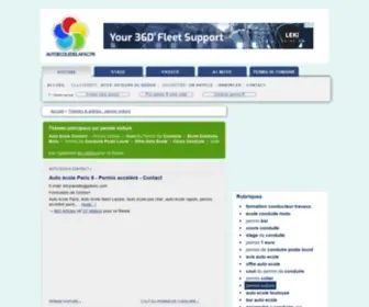 Autoecoledelafac.fr(Sites sur permis voiture) Screenshot