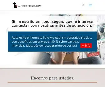 Autoediciones.com(Haz tu sueño realidad) Screenshot