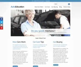 Autoeducation.com(Auto Repair Advice) Screenshot