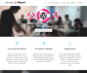 Autoempleobloguero.com(Cursos de Diseño Web y Gráfico en Sevilla) Screenshot