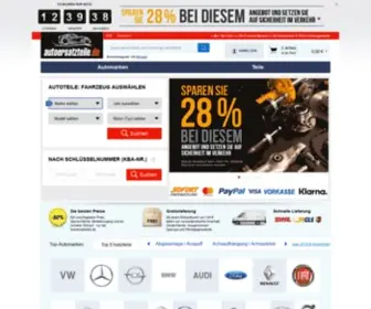 Autoersatzteile.de(Autoteile Shop) Screenshot