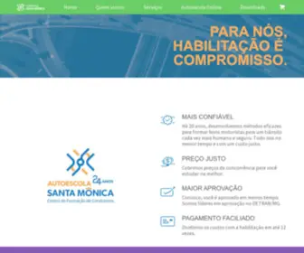Autoescolasantamonica.com.br((31) 3452) Screenshot