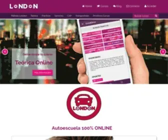 Autoescuelalondon.com(Autoescuela 100% ONLINE) Screenshot