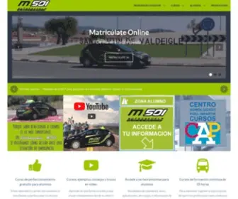 Autoescuelam501.es(Autoescuela M501) Screenshot