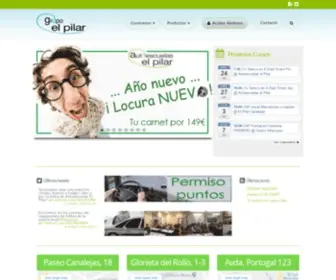 Autoescuelaselpilar.com(Autoescuela en Salamanca) Screenshot