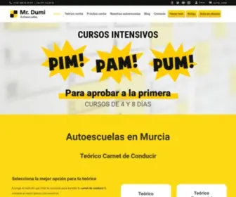 Autoescuelasmrdumi.es(Autoescuelas Murcia ciudad) Screenshot