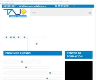 Autoescuelatajo.com(Autoescuela Tajo) Screenshot