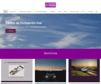 Autoescuelavial.com(Autoescuela Vial Centro de Formación) Screenshot