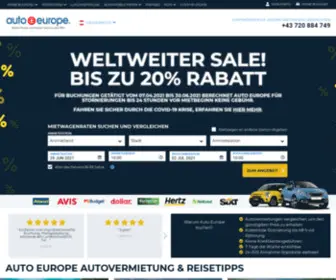 Autoeurope.at(Günstige Mietwagen ab 8€) Screenshot