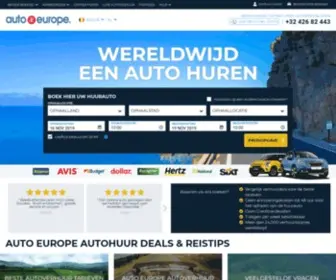 Autoeurope.be(Voordeligste autohuur wereldwijd via Auto Europe) Screenshot