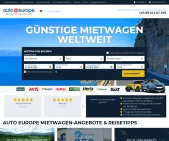 Autoeurope.de(Günstige Mietwagen ab 12€) Screenshot