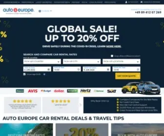 Autoeurope.eu(Rent a car) Screenshot
