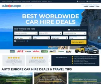 Autoeurope.ie(Car hire) Screenshot