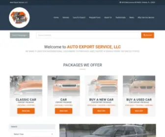 Autoexportservice.com(Auto Export Service) Screenshot