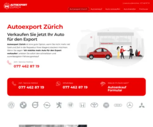 Autoexportzuerich.ch(Autoexport Zürich) Screenshot